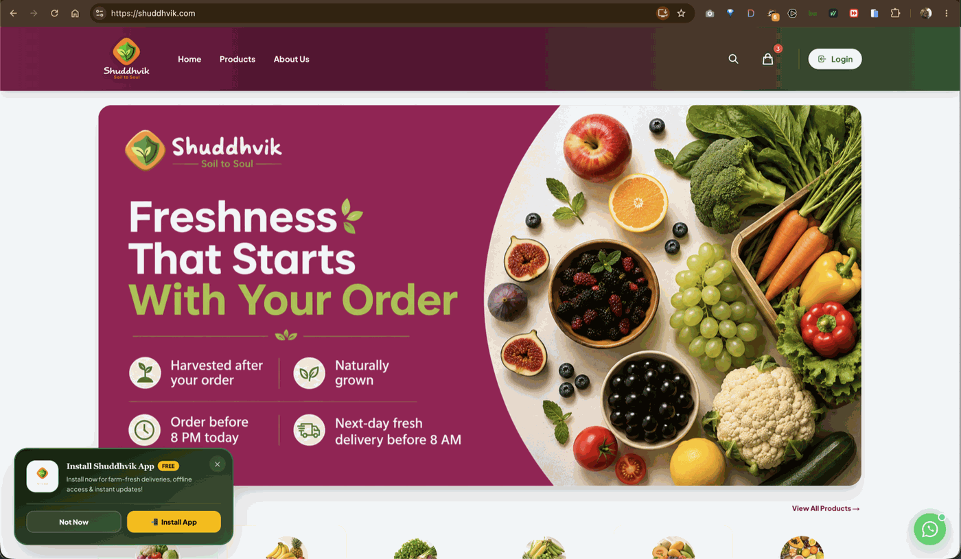 Shuddhvik Organic Platform