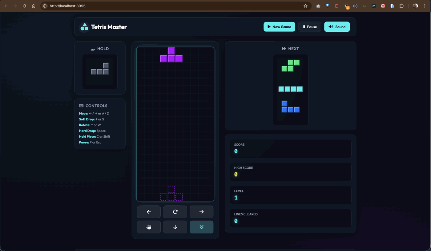 Tetris Master Arcade Engine